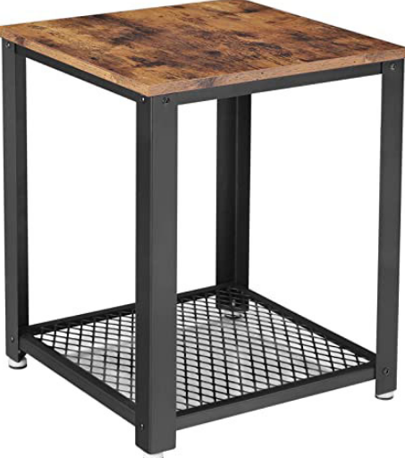 VASAGLE Industrial End Table